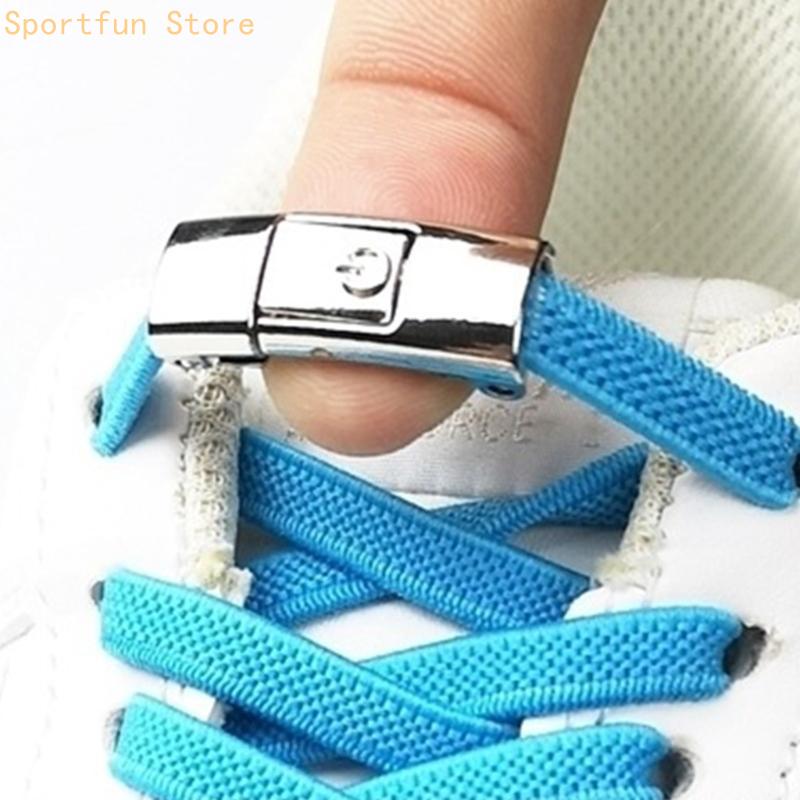 No Tie Elastic Shoelaces Flat  - Lace Replacement Flat ulasan dan harga