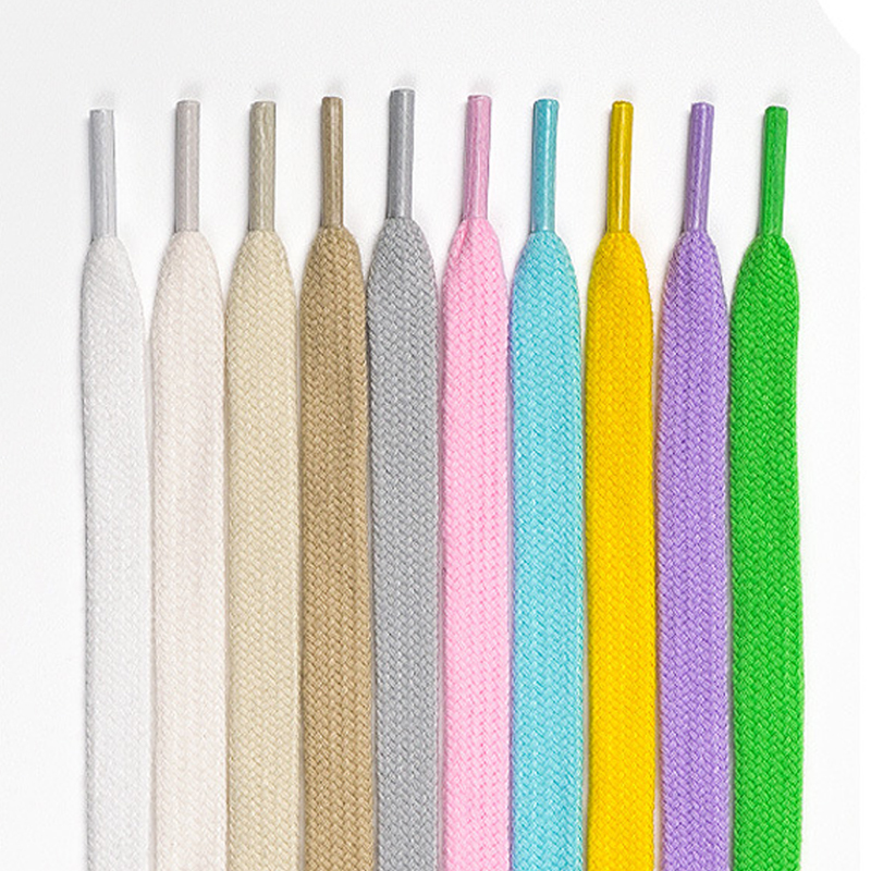 Flat Cotton Shoelaces, Double- - Lace Replacement Flat ulasan dan harga