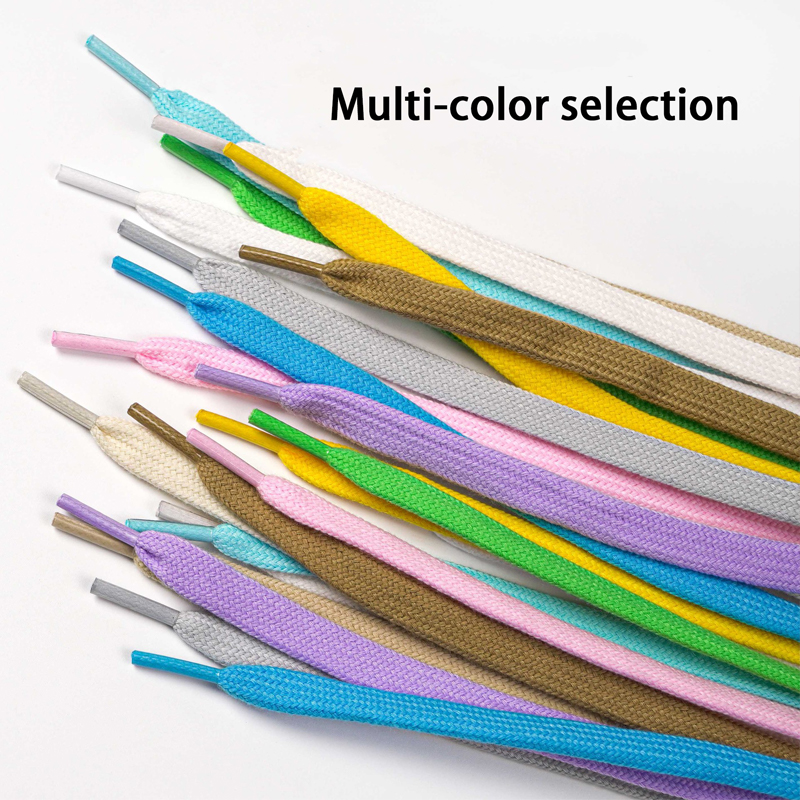 Flat Cotton Shoelaces, Double- - Lace Replacement Flat ulasan dan harga