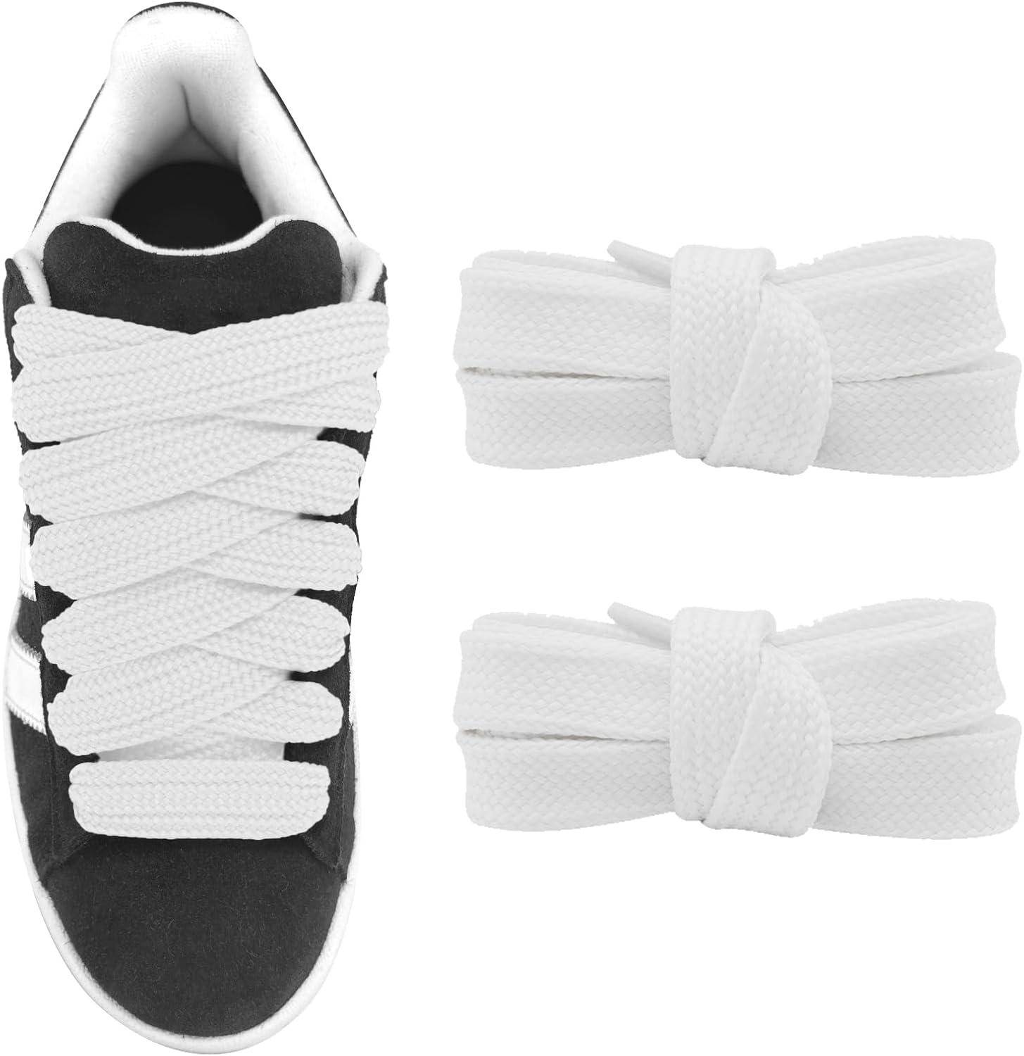 2CM Wide Fat Shoe Laces for Sn - Lace Replacement Flat ulasan dan harga