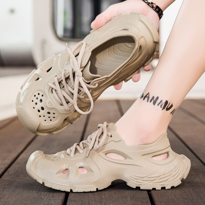 2025 New Men's Summer Outdoor  - Lace Replacement Flat ulasan dan harga