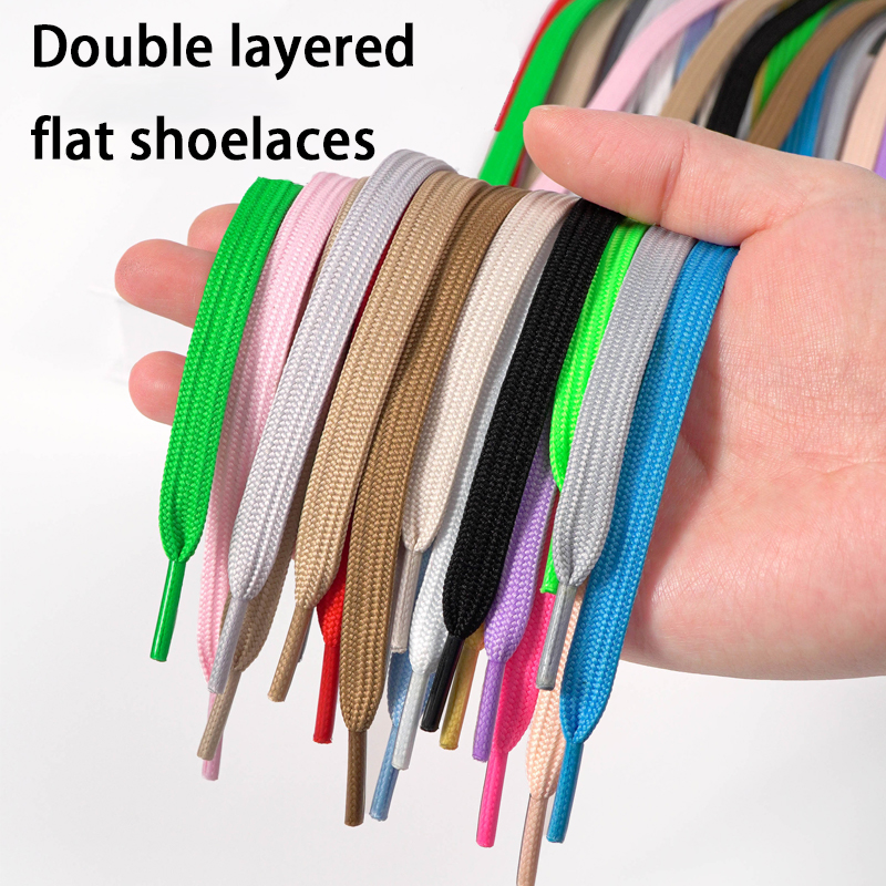 0.8CM Double Layered Laces for - Lace Replacement Flat ulasan dan harga