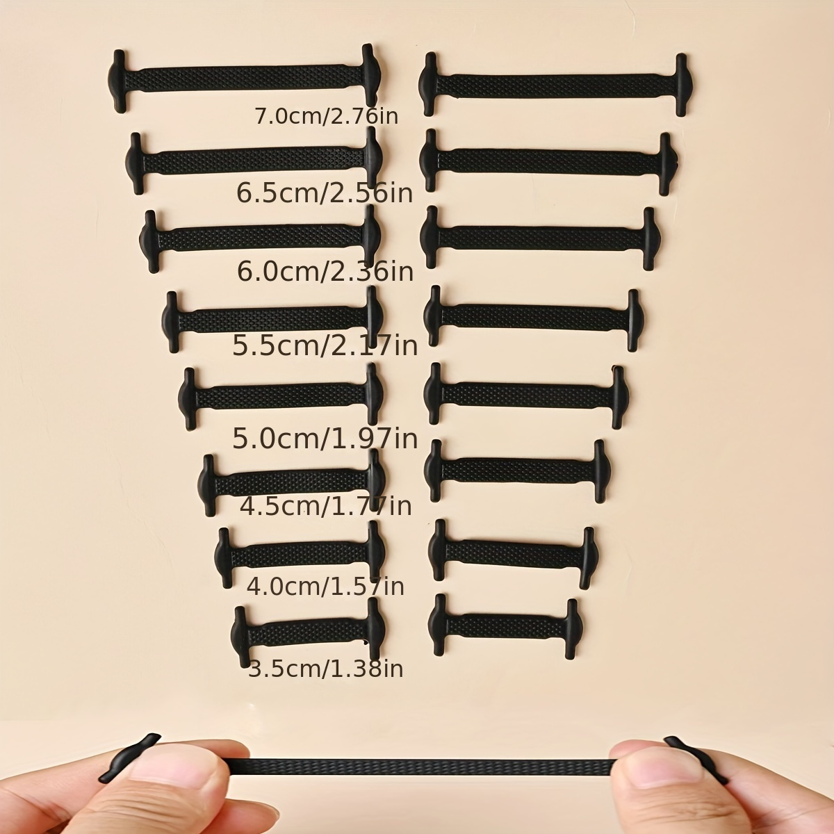 16pcs No Tie Shoe Laces, Elast - Lace Replacement Flat ulasan dan harga