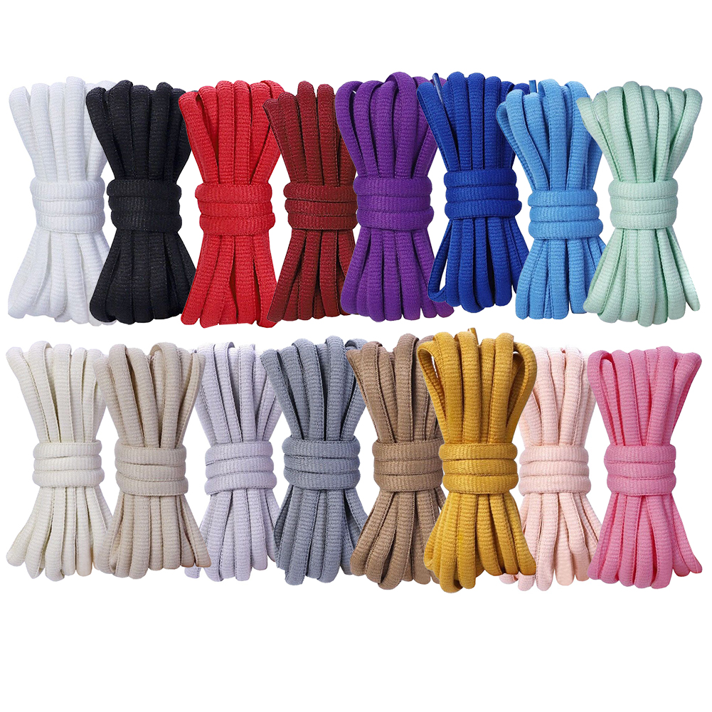 9mm Wide Oval Flat Shoelace Re - Lace Replacement Flat ulasan dan harga
